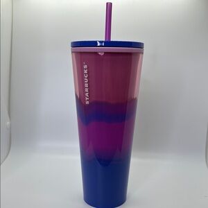 Starbucks Purple and Blue Gradient Tumbler
